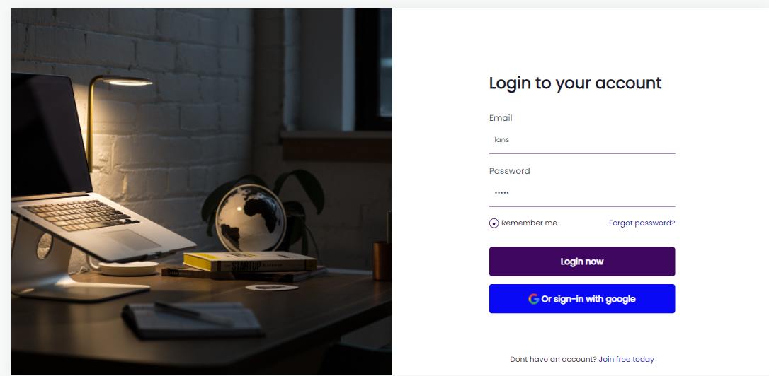 Login Page